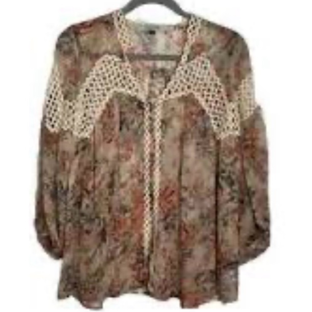 Karlie Womens BOHO Floral SHIRT